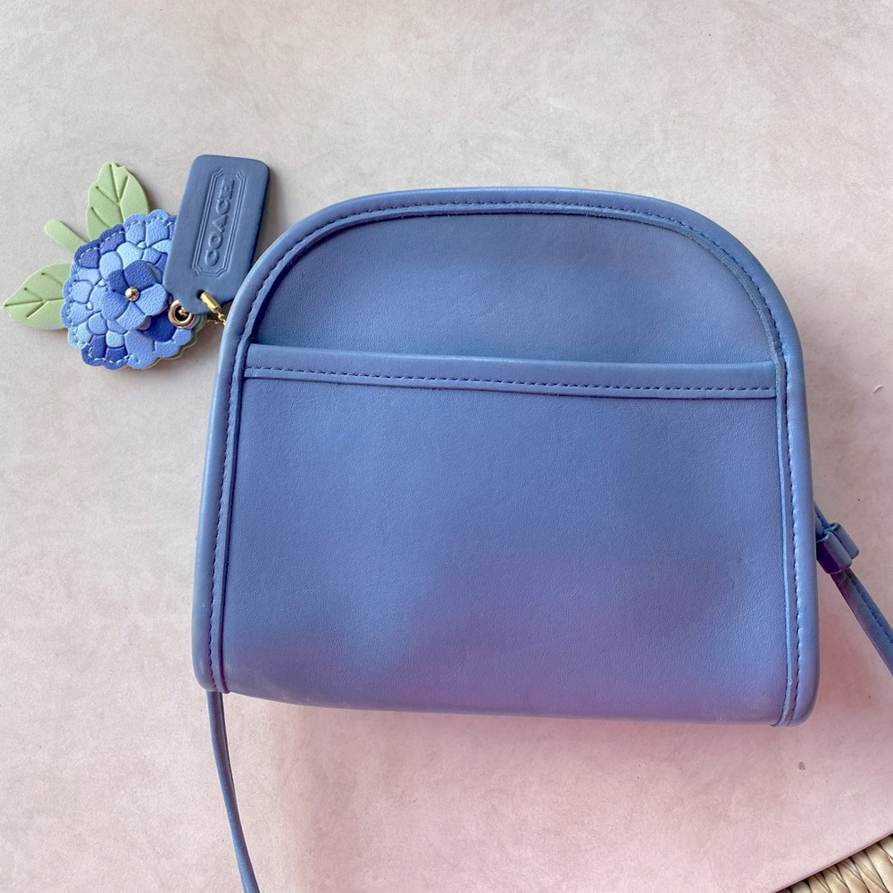 Coach Vintage Abbie Crossbody Bag 💜🩵Periwinkle 9017🩵💜 - Picture 4 of 12